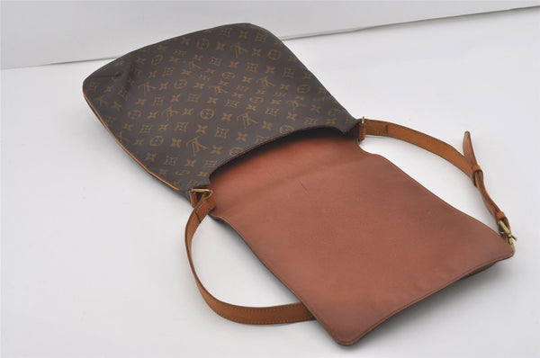 Authentic Louis Vuitton Monogram Musette Shoulder Cross Body Bag M51256 LV 6222I