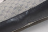 Authentic GUCCI Micro GG PVC Leather Shoulder Cross Body Bag Navy Junk 6222J
