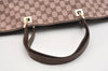 Authentic GUCCI Vintage Shoulder Tote Bag GG Canvas Leather 0021097 Brown 6223J