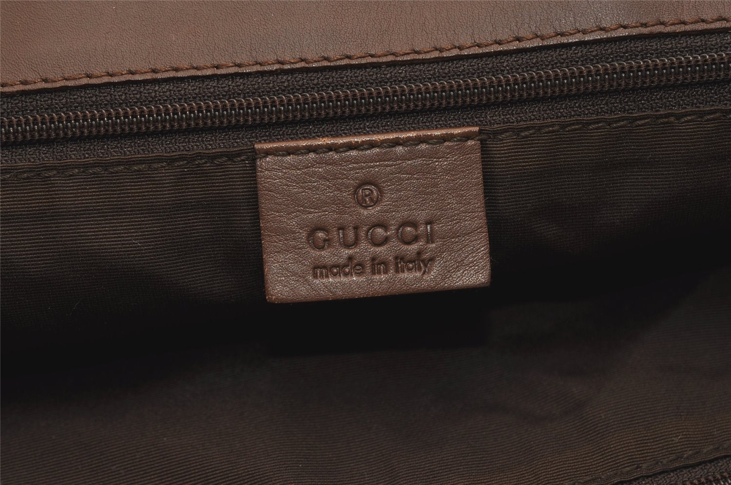 Authentic GUCCI Vintage Shoulder Tote Bag GG Canvas Leather 0021097 Brown 6223J