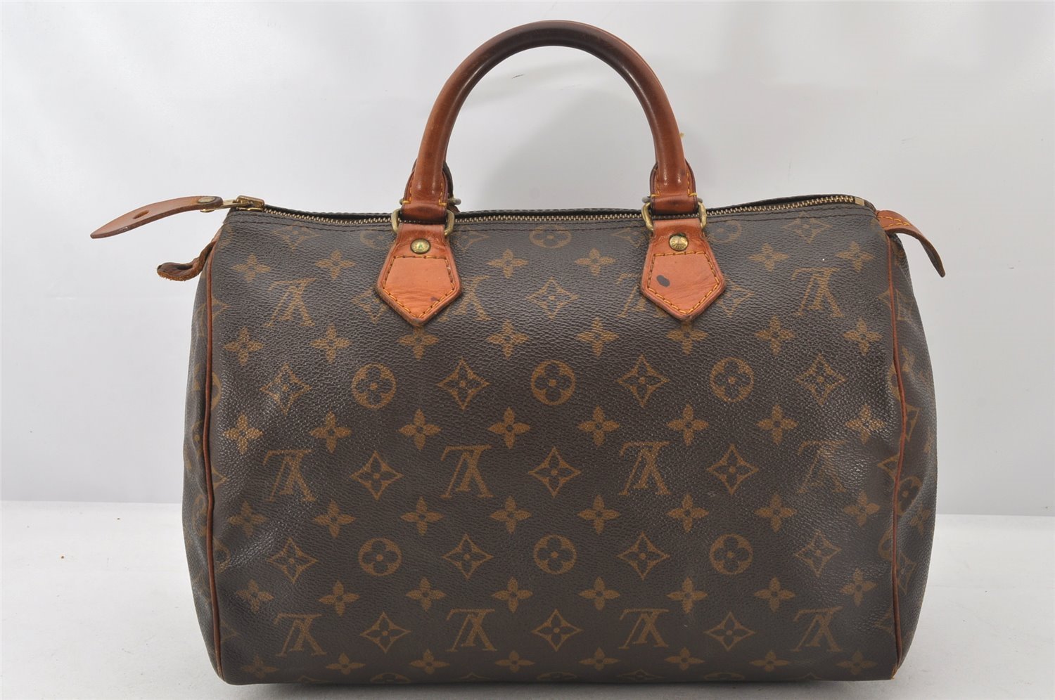 Authentic Louis Vuitton Monogram Speedy 30 Hand Boston Bag M41526 LV 6223K