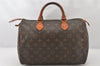 Authentic Louis Vuitton Monogram Speedy 30 Hand Boston Bag M41526 LV 6223K