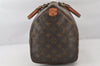 Authentic Louis Vuitton Monogram Speedy 30 Hand Boston Bag M41526 LV 6223K