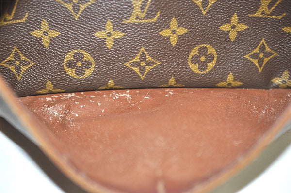 Authentic Louis Vuitton Monogram Compiegne 28 Clutch Hand Bag M51845 LV 6224I
