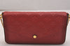 Auth Louis Vuitton Monogram Empreinte Pochette Felice Shoulder Bag Red LV 6224J