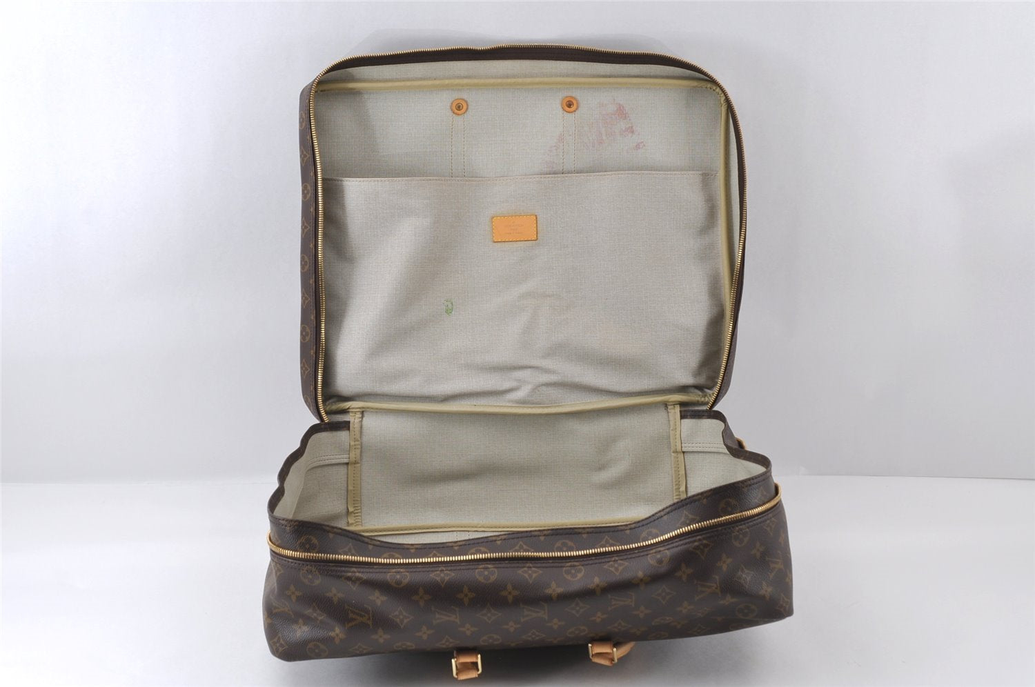Authentic Louis Vuitton Monogram Sirius 50 Travel Boston Bag M41406 LV 6226I