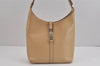 Authentic GUCCI Jackie Shoulder Bag Purse Leather 0013875 Beige 6226J