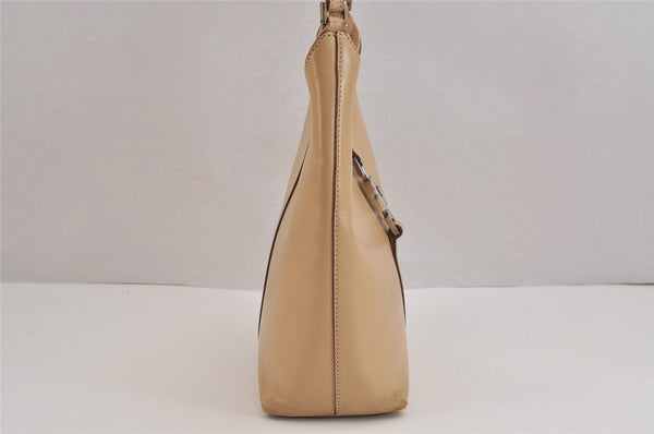 Authentic GUCCI Jackie Shoulder Bag Purse Leather 0013875 Beige 6226J