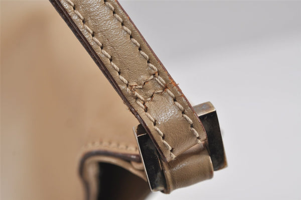 Authentic GUCCI Jackie Shoulder Bag Purse Leather 0013875 Beige 6226J