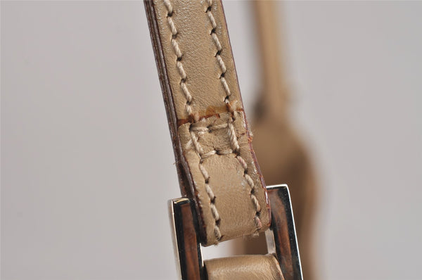 Authentic GUCCI Jackie Shoulder Bag Purse Leather 0013875 Beige 6226J