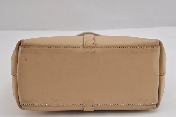 Authentic GUCCI Jackie Shoulder Bag Purse Leather 0013875 Beige 6226J