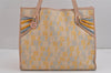 Authentic FENDI Zucchino Shoulder Tote Bag Canvas Leather Beige 6227J