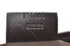 Authentic GUCCI Hand Bag Pouch Purse GG Canvas Leather 106644 Brown 6227K