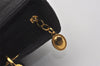 Authentic Christian Dior Lady Dior Cannage Nylon Hand Bag Black CD Junk 6231I