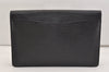 Authentic Louis Vuitton Epi Montaigne 27 Clutch Hand Bag Black M52652 LV 6231J