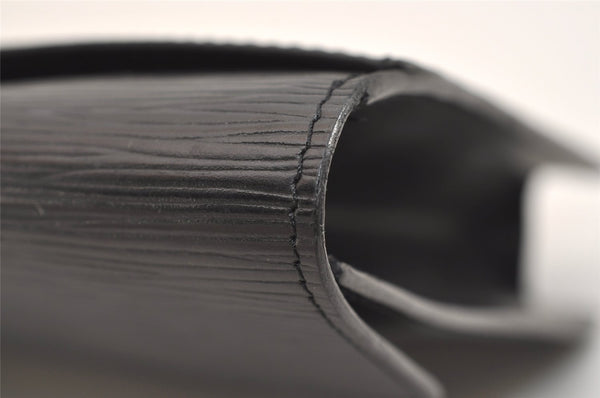 Authentic Louis Vuitton Epi Montaigne 27 Clutch Hand Bag Black M52652 LV 6231J