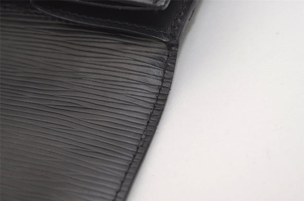 Authentic Louis Vuitton Epi Montaigne 27 Clutch Hand Bag Black M52652 LV 6231J