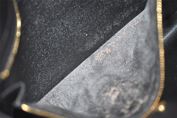 Authentic Louis Vuitton Epi Montaigne 27 Clutch Hand Bag Black M52652 LV 6231J