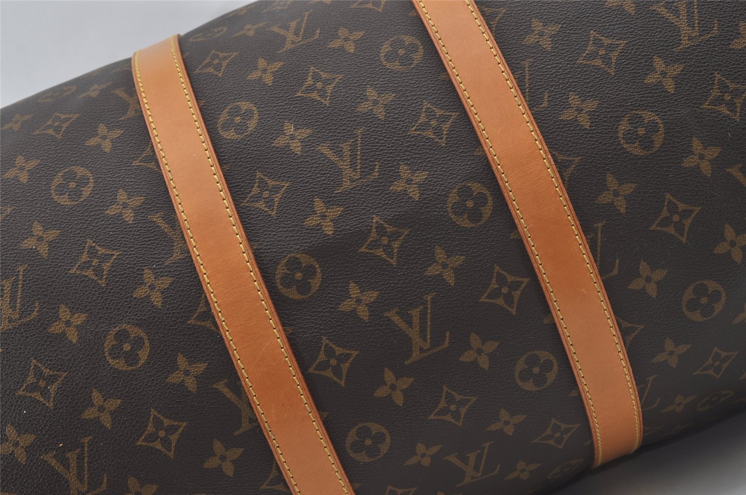 Authentic Louis Vuitton Monogram Keepall 55 Travel Boston Bag M41424 LV 6232I