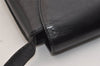 Authentic GUCCI Vintage Shoulder Bag Purse Enamel Black 6232J