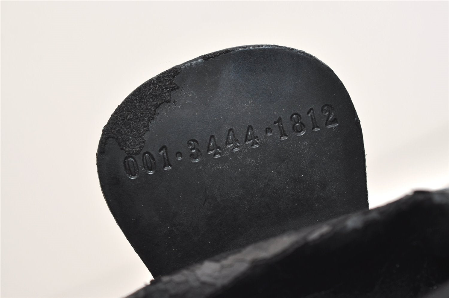 Authentic GUCCI Vintage Shoulder Bag Purse Enamel Black 6232J