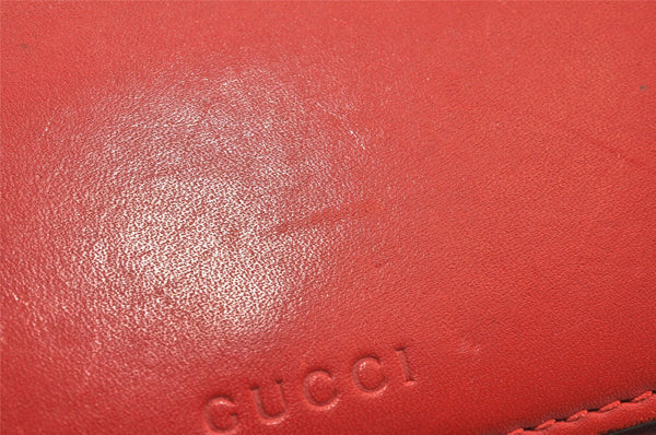 Authentic GUCCI Vintage Bifold Wallet Purse Leather 410104 Pink 6232K