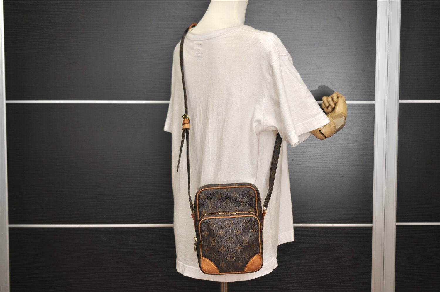 Authentic Louis Vuitton Monogram Amazone Shoulder Cross Body Bag M45236 LV 6234I