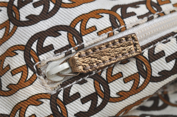 Authentic GUCCI Princy GG Canvas Leather Shoulder Tote Bag 181779 Beige 6235I