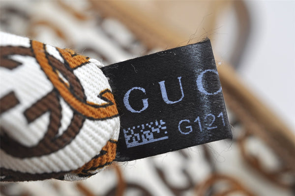 Authentic GUCCI Princy GG Canvas Leather Shoulder Tote Bag 181779 Beige 6235I