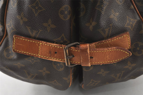 Authentic Louis Vuitton Monogram Saumur 43 Shoulder Cross Bag M42252 LV 6236I