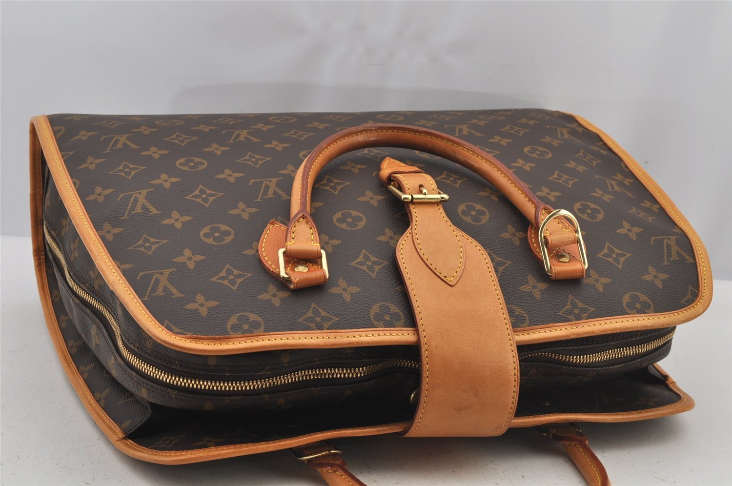 Authentic Louis Vuitton Monogram Rivoli Business Hand Bag M53380 LV 6237J