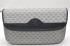 Authentic GUCCI Micro GG PVC Leather Shoulder Clutch Bag Navy Blue Junk 6239K