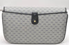 Authentic GUCCI Micro GG PVC Leather Shoulder Clutch Bag Navy Blue Junk 6239K