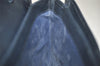Authentic GUCCI Micro GG PVC Leather Shoulder Clutch Bag Navy Blue Junk 6239K