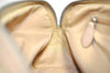 Authentic Christian Dior Trotter Romantic Hand Bag PVC Suede Leather Beige 6240I