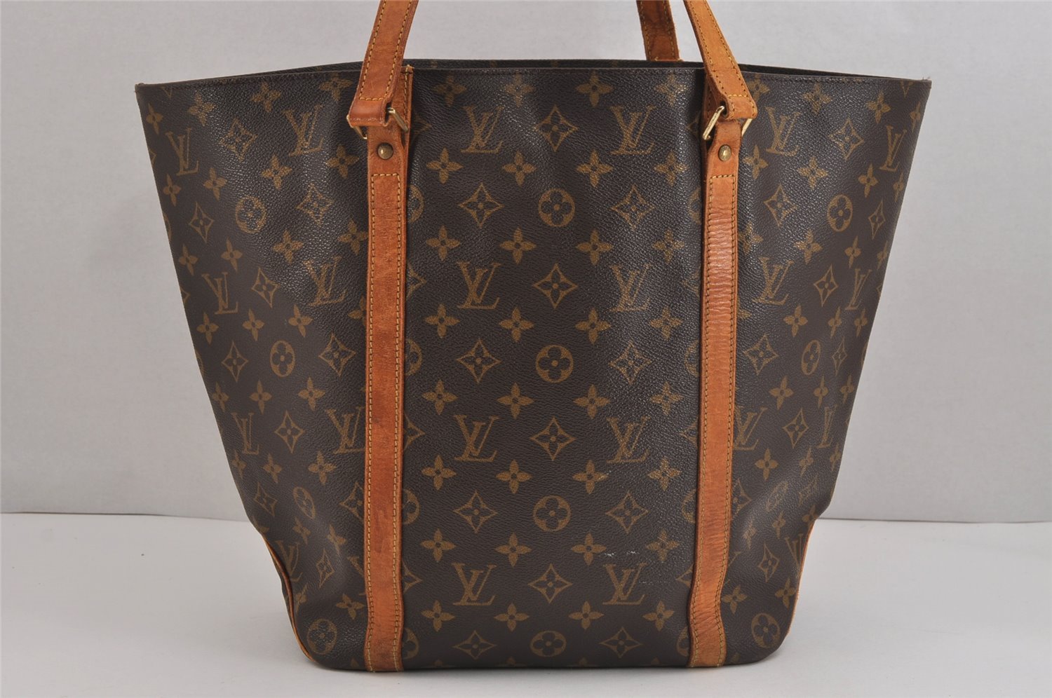 Authentic Louis Vuitton Monogram Sac Shopping PM Tote Bag M51108 LV 6240J