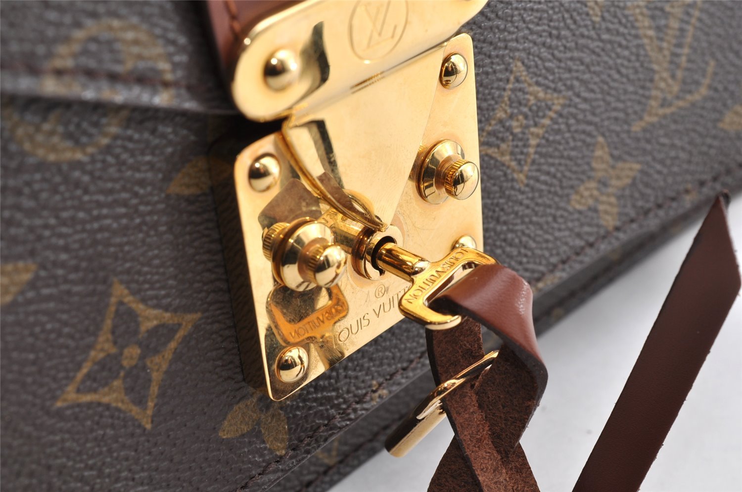 Authentic Louis Vuitton Monogram Monceau 2Way Shoulder Hand Bag M51185 LV 6241I