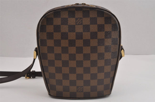 Authentic Louis Vuitton Damier Ipanema PM Shoulder Cross Bag N51294 LV 6241J
