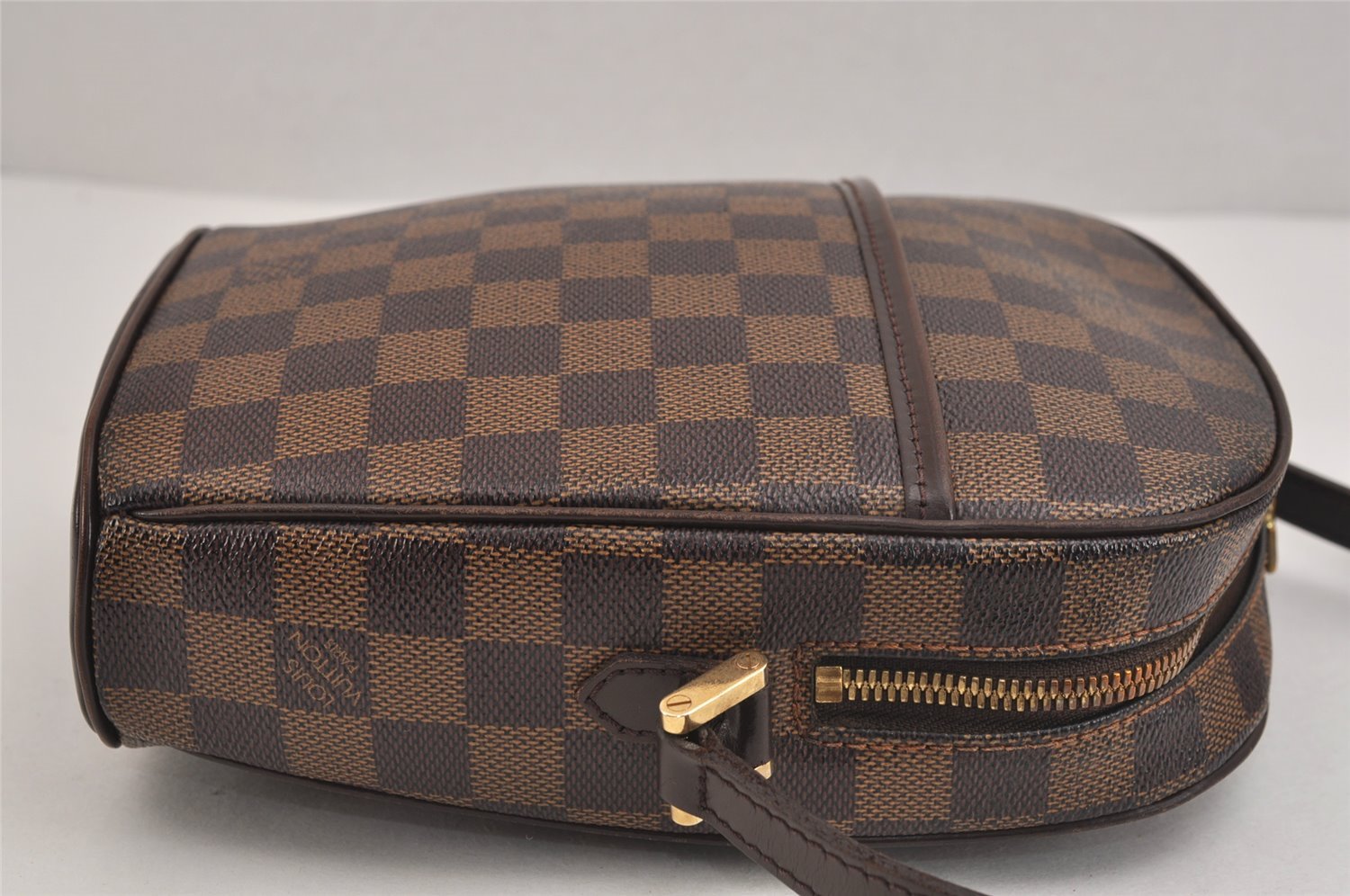 Authentic Louis Vuitton Damier Ipanema PM Shoulder Cross Bag N51294 LV 6241J