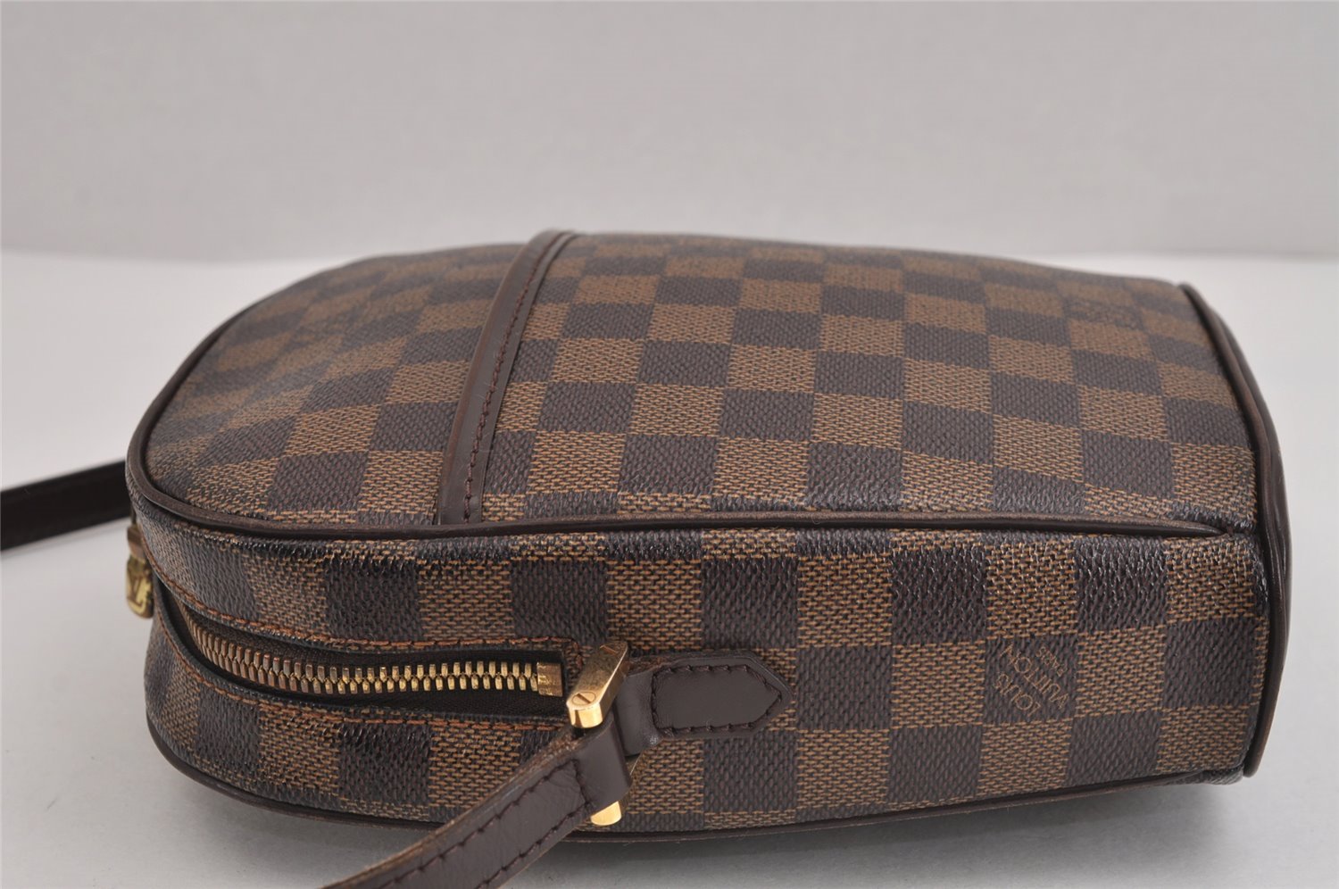 Authentic Louis Vuitton Damier Ipanema PM Shoulder Cross Bag N51294 LV 6241J
