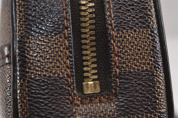 Authentic Louis Vuitton Damier Ipanema PM Shoulder Cross Bag N51294 LV 6241J