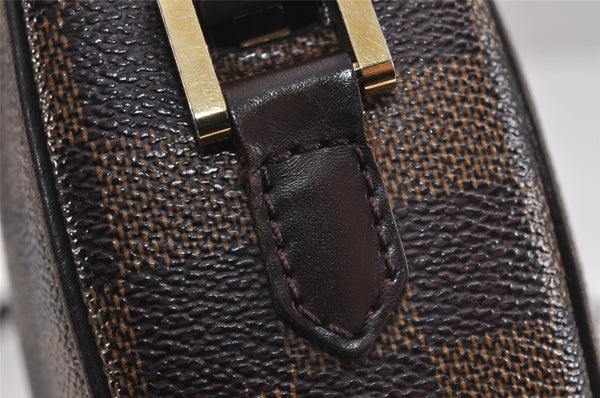 Authentic Louis Vuitton Damier Ipanema PM Shoulder Cross Bag N51294 LV 6241J