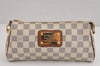 Auth Louis Vuitton Damier Azur Eva N55214 2Way Shoulder Accessories Pouch 6242J