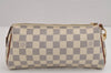 Auth Louis Vuitton Damier Azur Eva N55214 2Way Shoulder Accessories Pouch 6242J