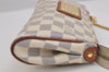 Auth Louis Vuitton Damier Azur Eva N55214 2Way Shoulder Accessories Pouch 6242J