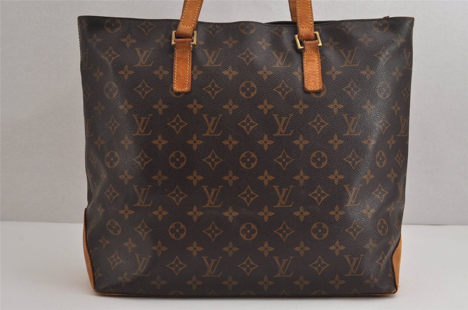 Authentic Louis Vuitton Monogram Cabas Mezzo Shoulder Tote Bag M51151 LV 6244J