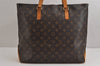 Authentic Louis Vuitton Monogram Cabas Mezzo Shoulder Tote Bag M51151 LV 6244J