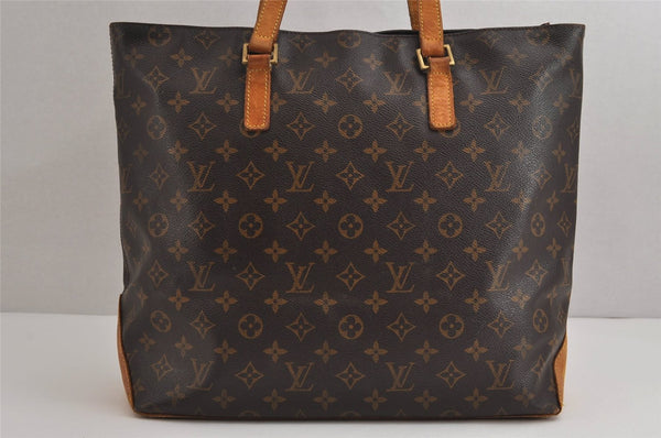 Authentic Louis Vuitton Monogram Cabas Mezzo Shoulder Tote Bag M51151 LV 6244J