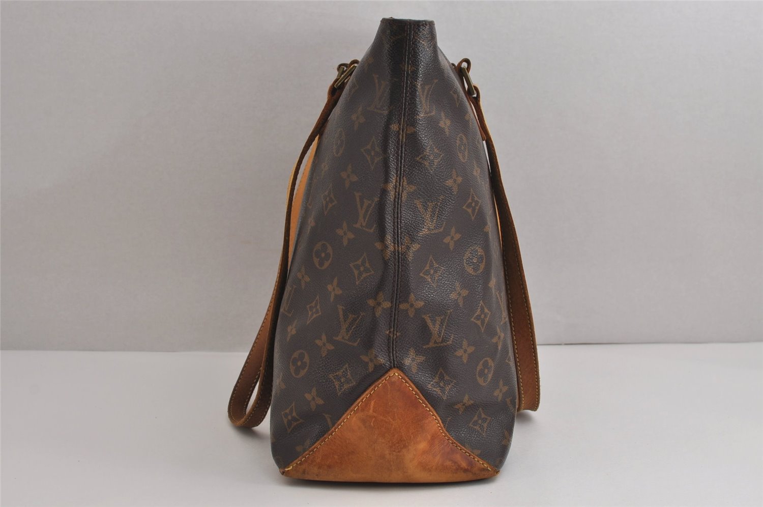 Authentic Louis Vuitton Monogram Cabas Mezzo Shoulder Tote Bag M51151 LV 6244J