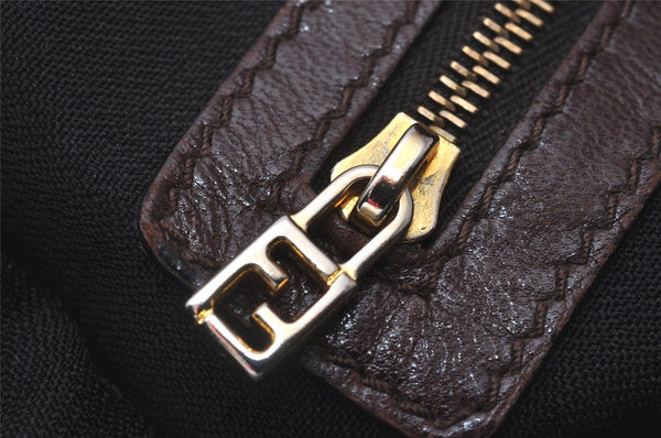 Authentic FENDI Vintage Shoulder Cross Body Bag Suede Leather Brown 6245I